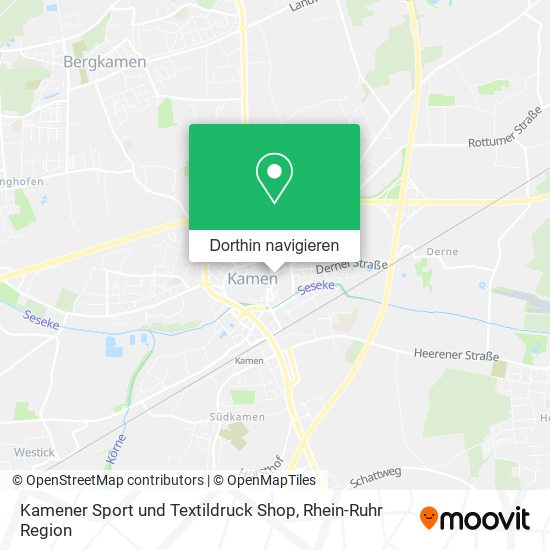 Kamener Sport und Textildruck Shop Karte