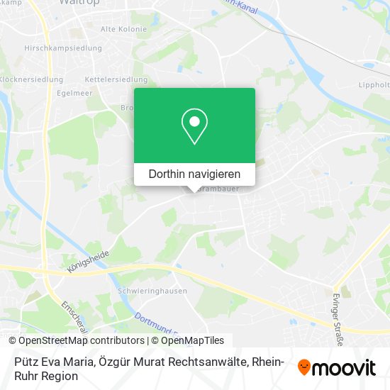 Pütz Eva Maria, Özgür Murat Rechtsanwälte Karte
