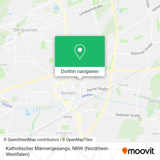 Katholischer Männergesangs Karte