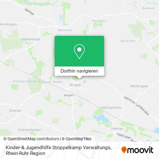 Kinder-& Jugendhilfe Stoppelkamp Verwaltungs Karte