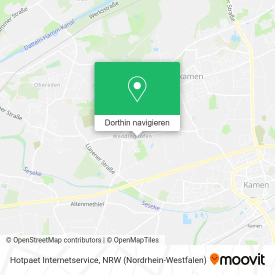 Hotpaet Internetservice Karte