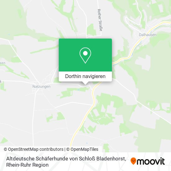 Altdeutsche Schäferhunde von Schloß Bladenhorst Karte