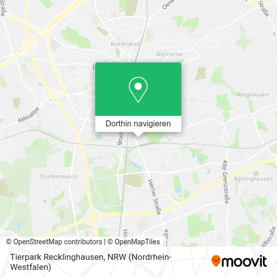 Tierpark Recklinghausen Karte