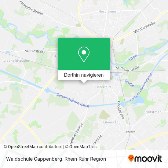 Waldschule Cappenberg Karte