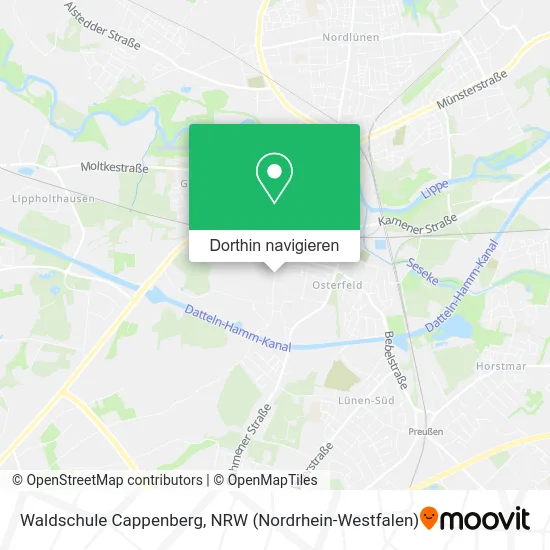 Waldschule Cappenberg Karte