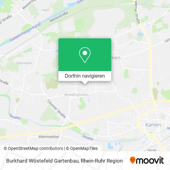 Burkhard Wöstefeld Gartenbau Karte