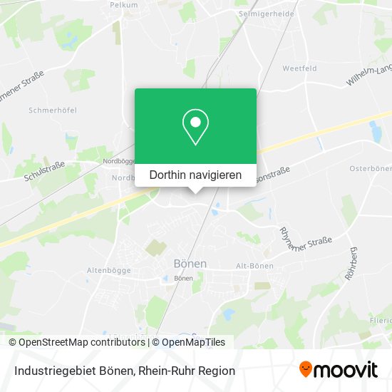 Industriegebiet Bönen Karte