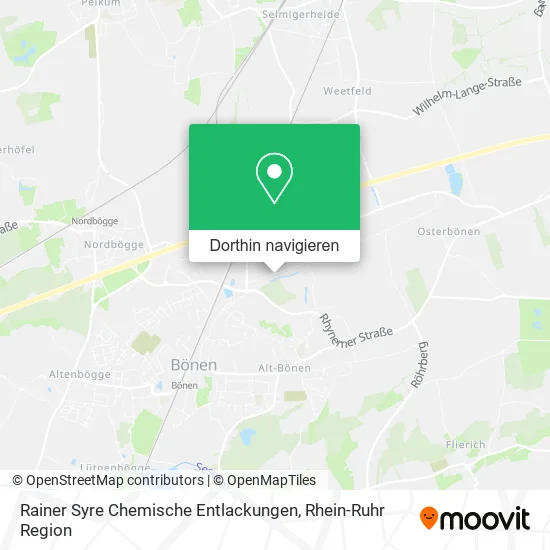 Rainer Syre Chemische Entlackungen Karte