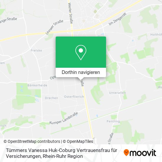 Tümmers Vanessa Huk-Coburg Vertrauensfrau für Versicherungen Karte