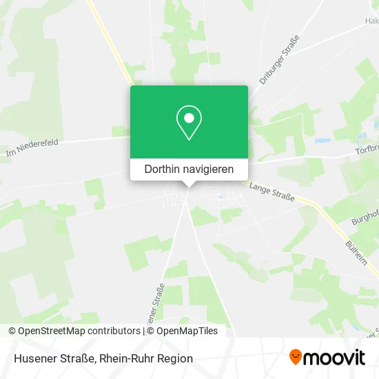 Husener Straße Karte