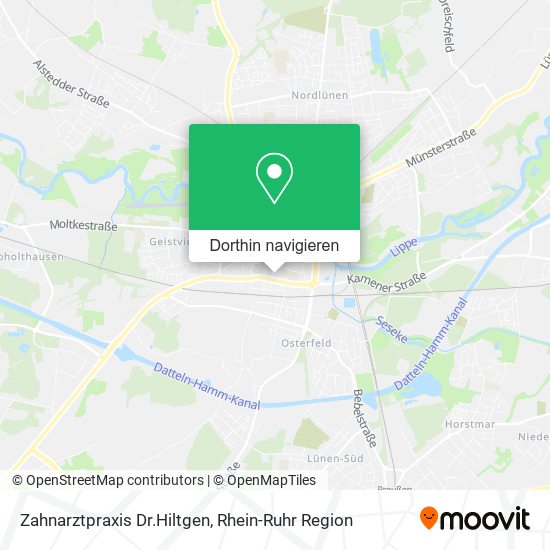 Zahnarztpraxis Dr.Hiltgen Karte