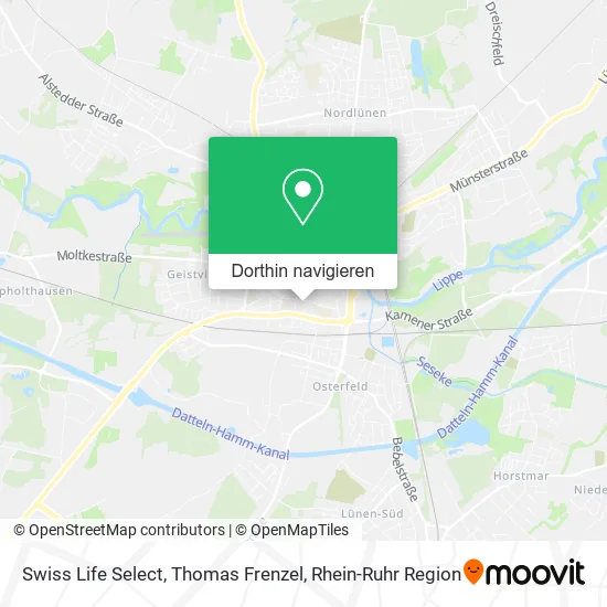 Swiss Life Select, Thomas Frenzel Karte