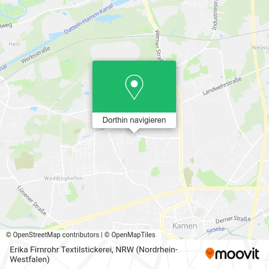 Erika Firnrohr Textilstickerei Karte