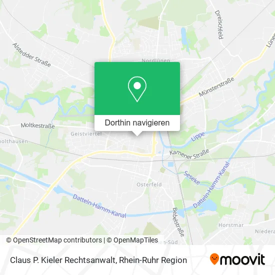 Claus P. Kieler Rechtsanwalt Karte