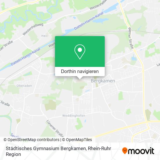 Städtisches Gymnasium Bergkamen Karte