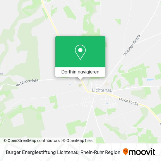 Bürger Energiestiftung Lichtenau Karte