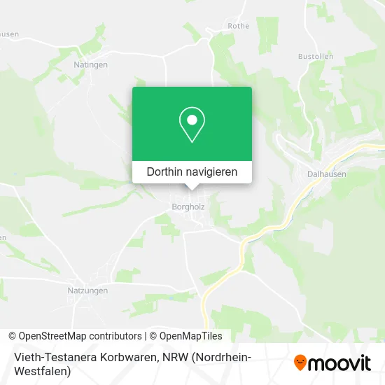 Vieth-Testanera Korbwaren Karte