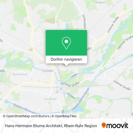 Hans-Hermann Blume Architekt Karte