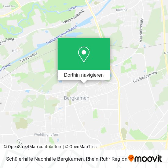 Schülerhilfe Nachhilfe Bergkamen Karte