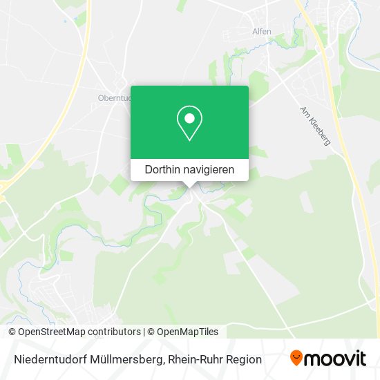 Niederntudorf Müllmersberg Karte