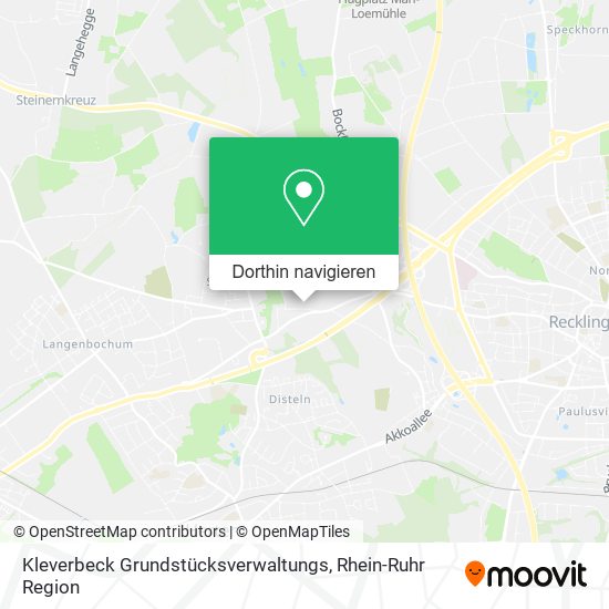 Kleverbeck Grundstücksverwaltungs Karte
