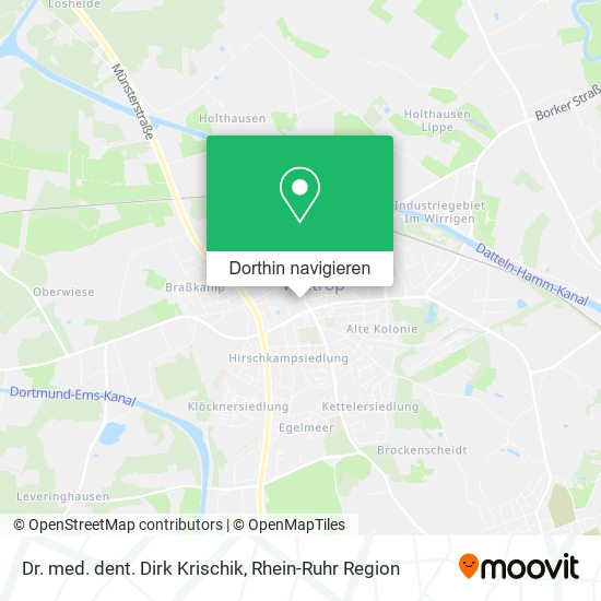 Dr. med. dent. Dirk Krischik Karte