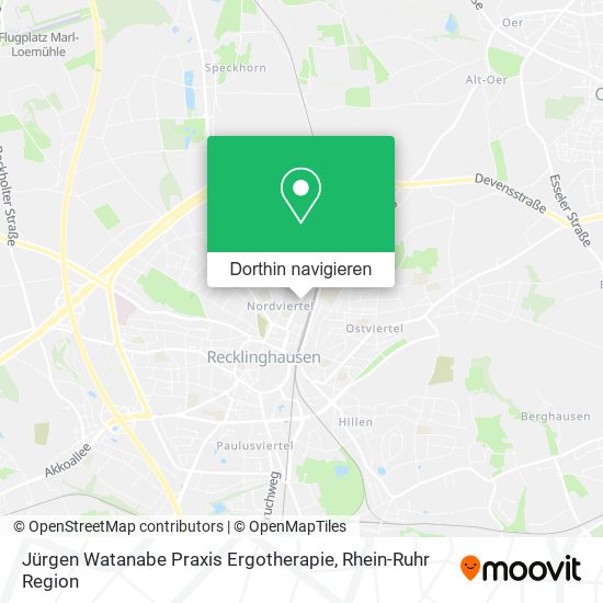 Jürgen Watanabe Praxis Ergotherapie Karte