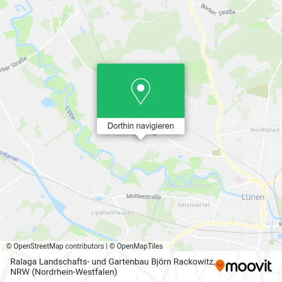 Ralaga Landschafts- und Gartenbau Björn Rackowitz Karte