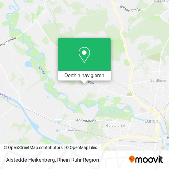 Alstedde Heikenberg Karte