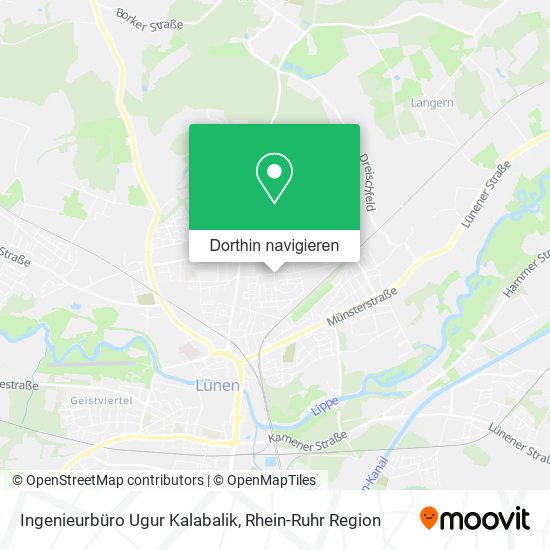 Ingenieurbüro Ugur Kalabalik Karte