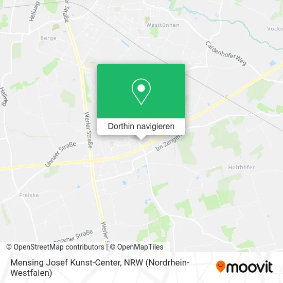 Mensing Josef Kunst-Center Karte