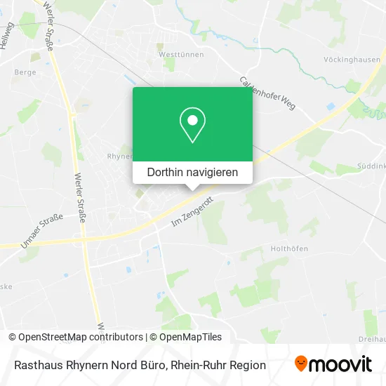 Rasthaus Rhynern Nord Büro Karte