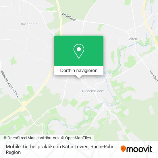 Mobile Tierheilpraktikerin Katja Tewes Karte