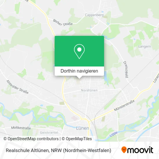 Realschule Altlünen Karte