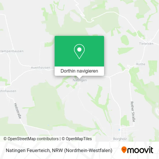Natingen Feuerteich Karte
