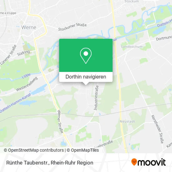 Rünthe Taubenstr. Karte