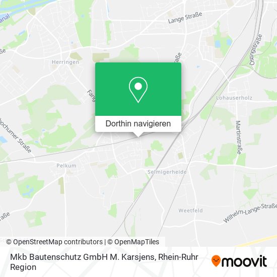Mkb Bautenschutz GmbH M. Karsjens Karte