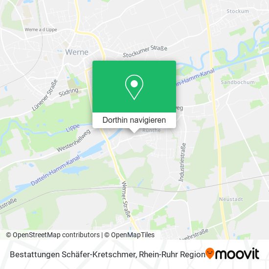 Bestattungen Schäfer-Kretschmer Karte