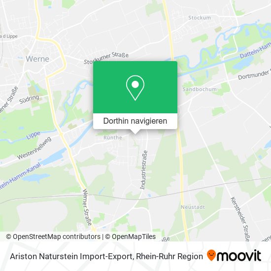 Ariston Naturstein Import-Export Karte