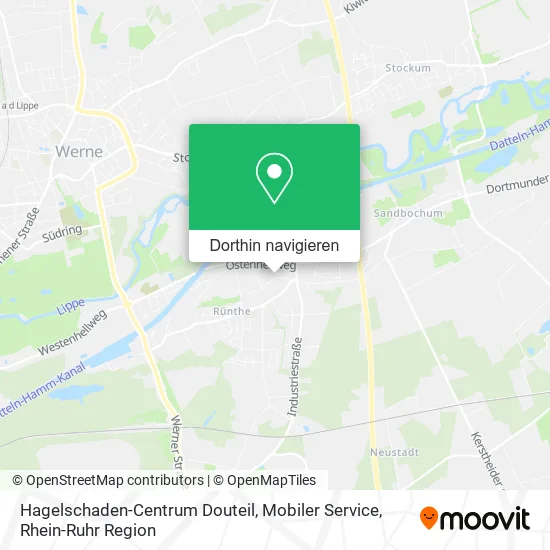 Hagelschaden-Centrum Douteil, Mobiler Service Karte