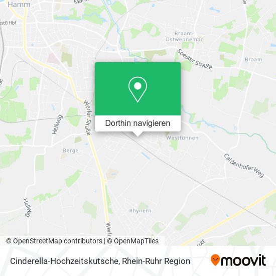Cinderella-Hochzeitskutsche Karte