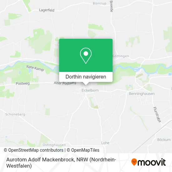 Aurotom Adolf Mackenbrock Karte