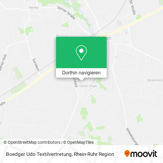 Boedger Udo Textilvertretung Karte