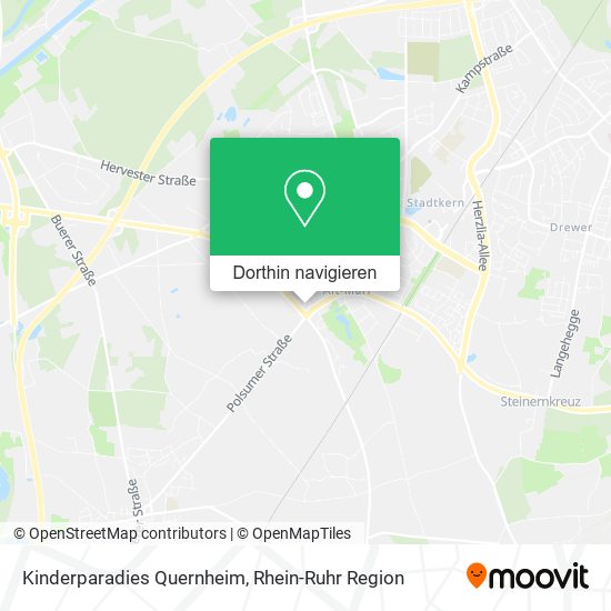 Kinderparadies Quernheim Karte