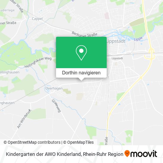 Kindergarten der AWO Kinderland Karte