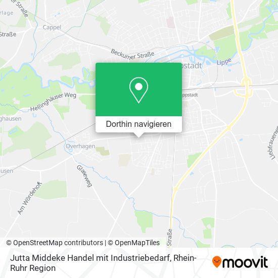 Jutta Middeke Handel mit Industriebedarf Karte