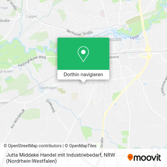 Jutta Middeke Handel mit Industriebedarf Karte