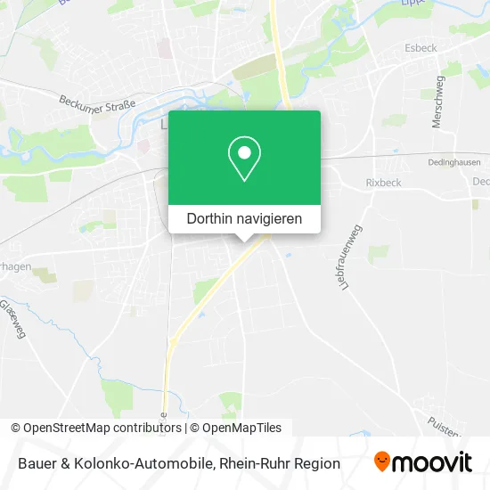 Bauer & Kolonko-Automobile Karte