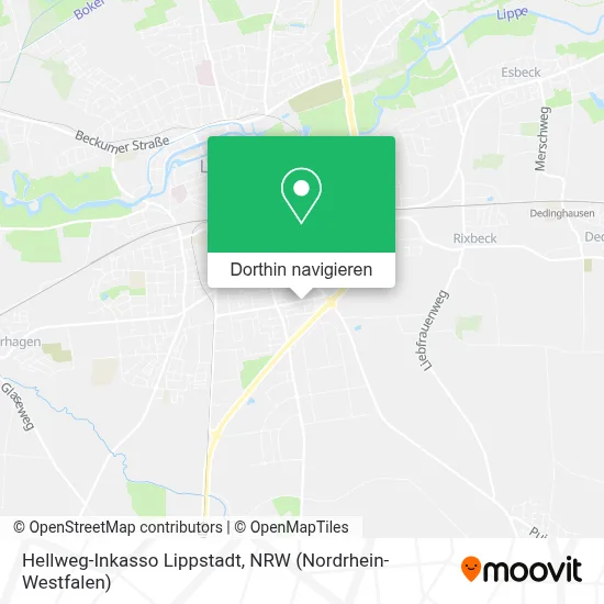 Hellweg-Inkasso Lippstadt Karte