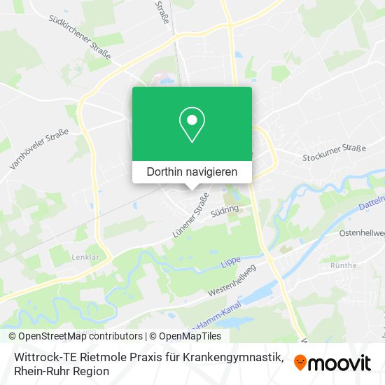 Wittrock-TE Rietmole Praxis für Krankengymnastik Karte